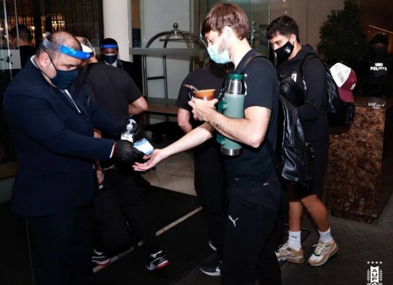 La Selección llegó al Sheraton de Quito y se prepara para enfrentar a Ecuador