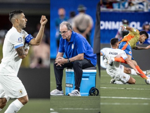 Uruguay cayó por 1-0 ante Colombia en las semifinales