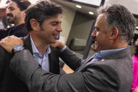 En un intento de demostrar cercanía política con el país vecino, Orsi recibió a un gobernador argentino
