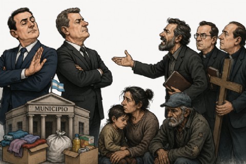Pastores Unidos denunció al oficialismo por el uso político de los pobres y el municipio de Concordia intentó defenderse