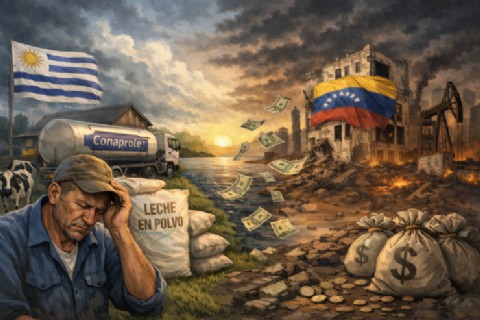 Otro golpe a los productores: el Gobierno cree que no podrá cobrar el dinero que le debía Venezuela por leche en polvo