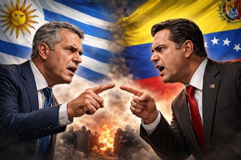 Alguien se lo tenía que decir: el canciller de Venezuela mandó a Orsi a “ocuparse de los asuntos de Uruguay"