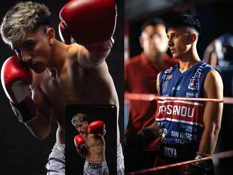 Leonardo Pereira, el joven campeón que boxea en las plazas y conquista con Warriors Boxing