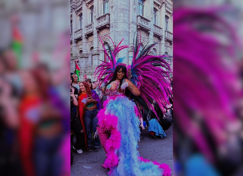 Rihanna Montenegro brilló en una Marcha de la Diversidad marcada por la desorganización y el individualismo
