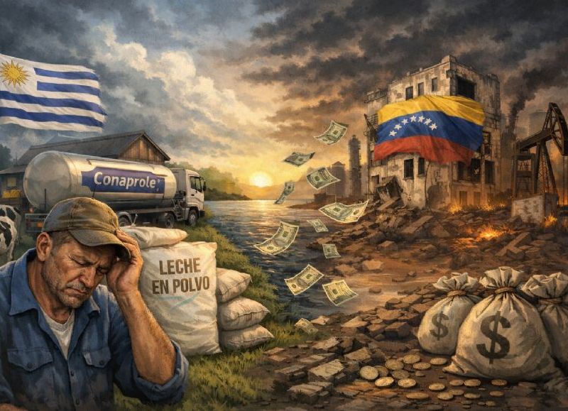 Otro golpe a los productores: el Gobierno cree que no podrá cobrar el dinero que le debía Venezuela por leche en polvo