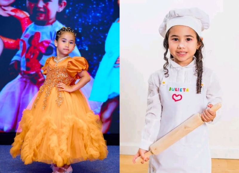 Con solo 5 años, Julieta Flores suma títulos nacionales y trabajos en revistas