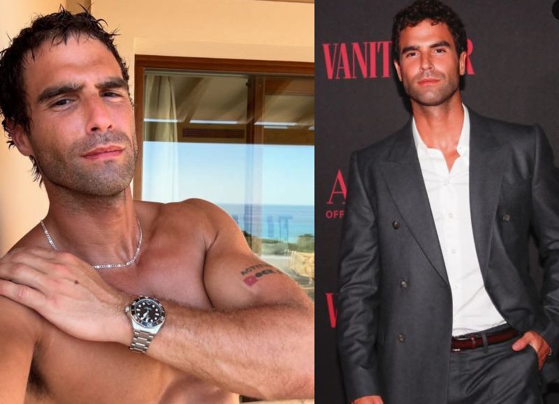 Nicolás Furtado la rompe en el desfile de Carolina Herrera en Madrid