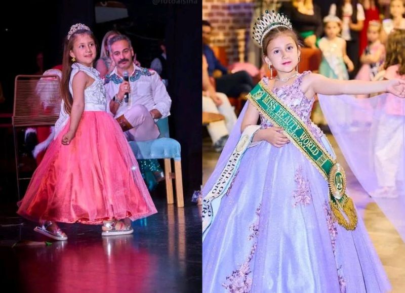 Con apenas 8 años, Julieta Moreno se posiciona en el modelaje infantil tras ser coronada reinita internacional