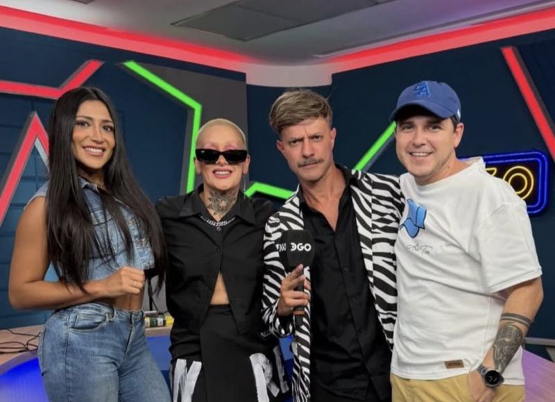 VIDEO | Furia Scaglione, explosiva en el Streaming que conduce Lucho Román junto a Maca Balderrama y Adriel Montanari