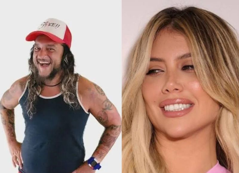 VIDEO | Wanda Nara y El Bananero: un cruce con historia en el Movistar Arena