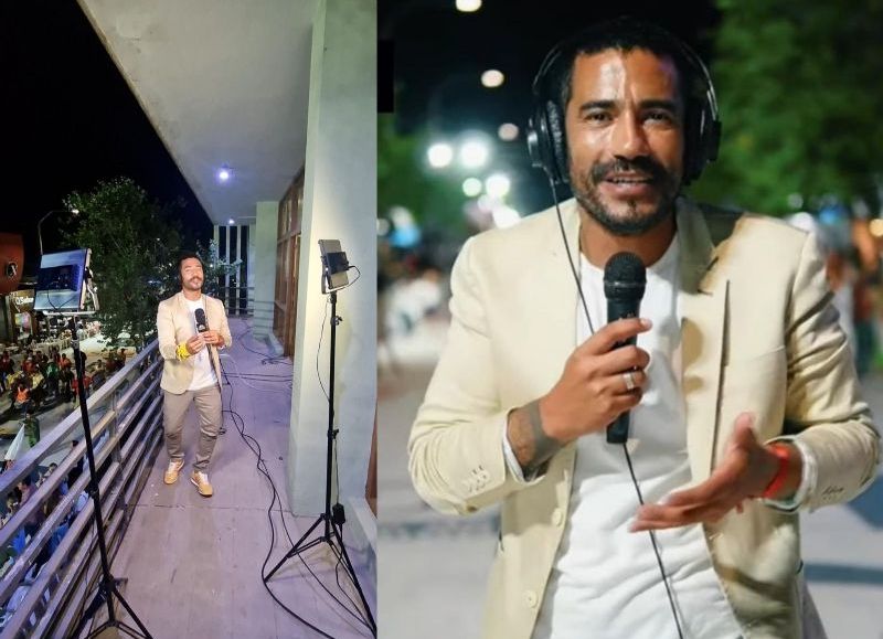 VIDEO | De la radio al corsódromo: Marcelo Santana brilló como conductor del Carnaval de Artigas