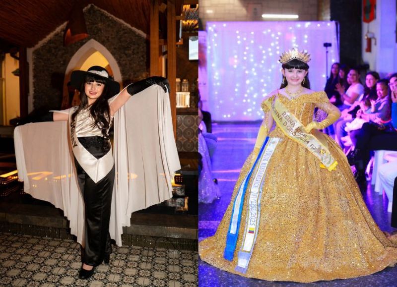 Alexka Bono acumula títulos, desfiles y formación artística con solo 9 años